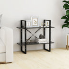 Book Cabinet Grey Engineered wood, Metal Medium Book Cabinet