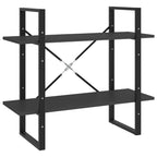 Book Cabinet Grey Engineered wood, Metal Medium Book Cabinet