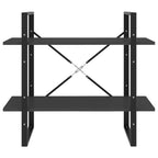 Book Cabinet Grey Engineered wood, Metal Medium Book Cabinet