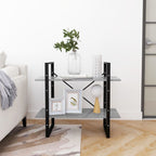 Book Cabinet Concrete Gray Engineered Wood 31.5x11.8x27.6 in