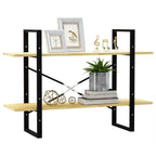 Book Cabinet Untreated pine wood and black metal
