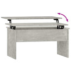Coffee Table Concrete grey Engineered wood Medium