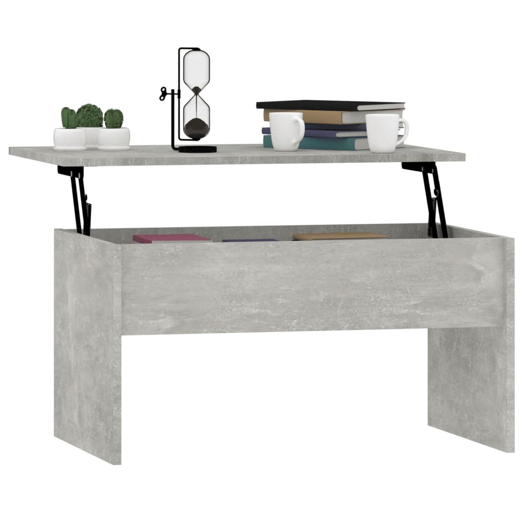 Coffee Table Concrete grey Engineered wood Medium