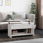 Coffee Table High gloss white Engineered wood Medium Coffee Table