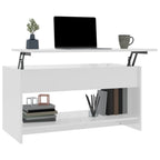 Coffee Table High gloss white Engineered wood Medium Coffee Table