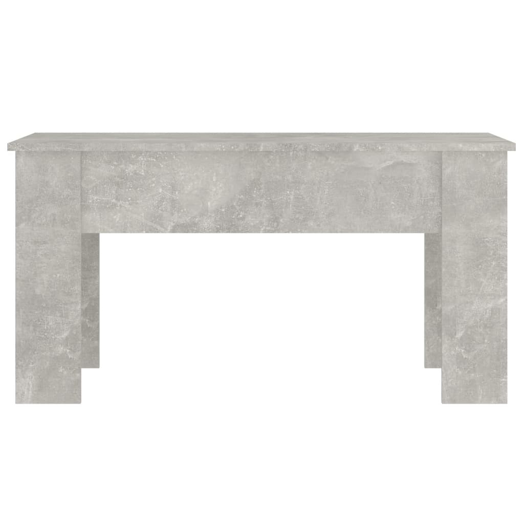 Coffee Table Concrete gray Engineered wood Medium Sliding Top