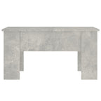 Coffee Table Concrete Grey Engineered Wood Medium Coffee Table