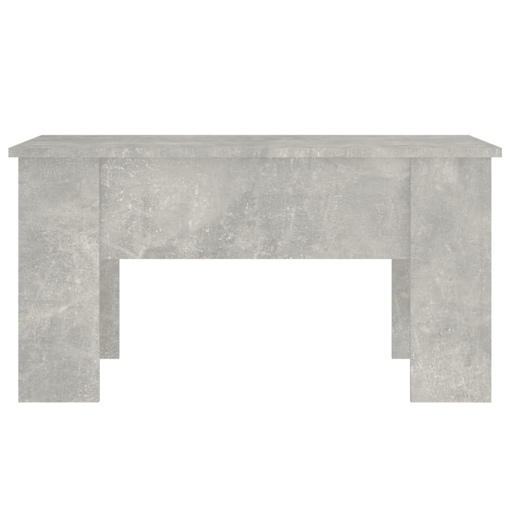 Coffee Table Concrete Grey Engineered Wood Medium Coffee Table