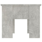 Coffee Table Concrete Grey Engineered Wood Medium Coffee Table