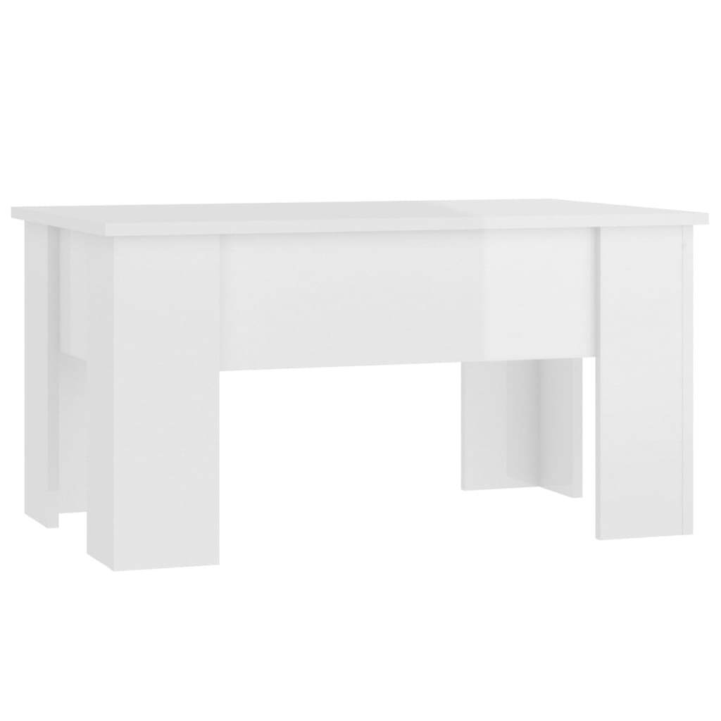 Coffee Table High gloss white Engineered wood Medium