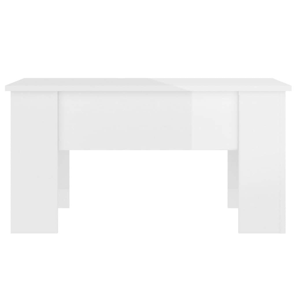 Coffee Table High gloss white Engineered wood Medium