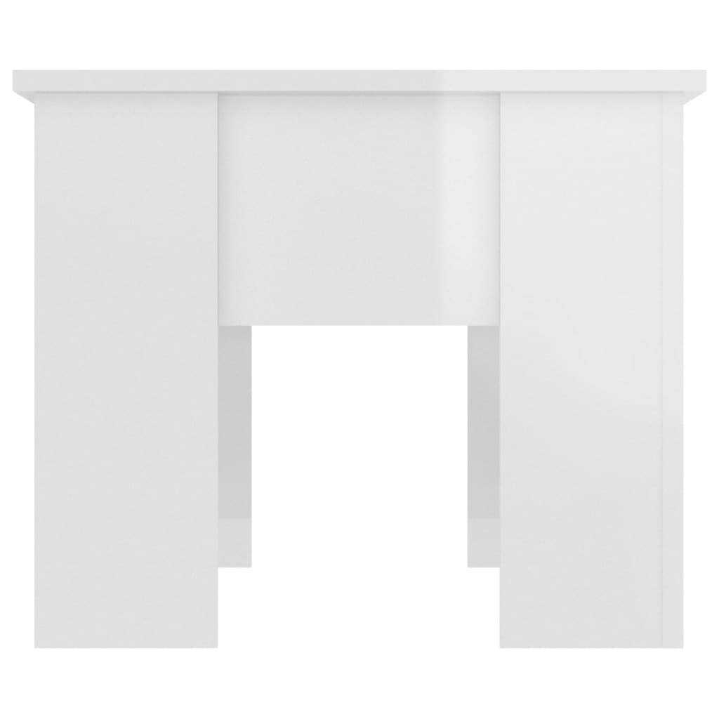 Coffee Table High gloss white Engineered wood Medium