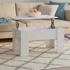 Coffee Table High gloss white Engineered wood Medium
