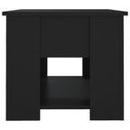 Coffee Table Black Engineered wood Medium Adjustable Armrests