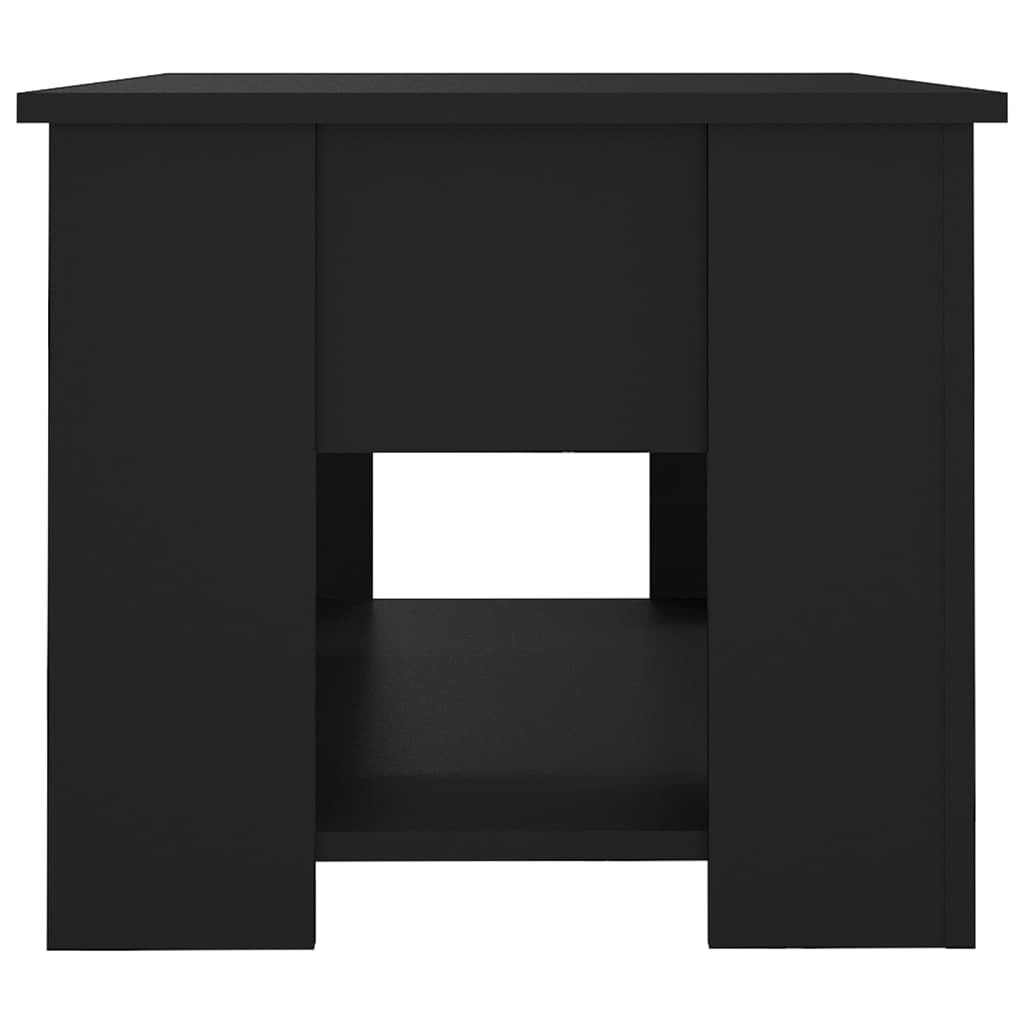 Coffee Table Black Engineered wood Medium Adjustable Armrests