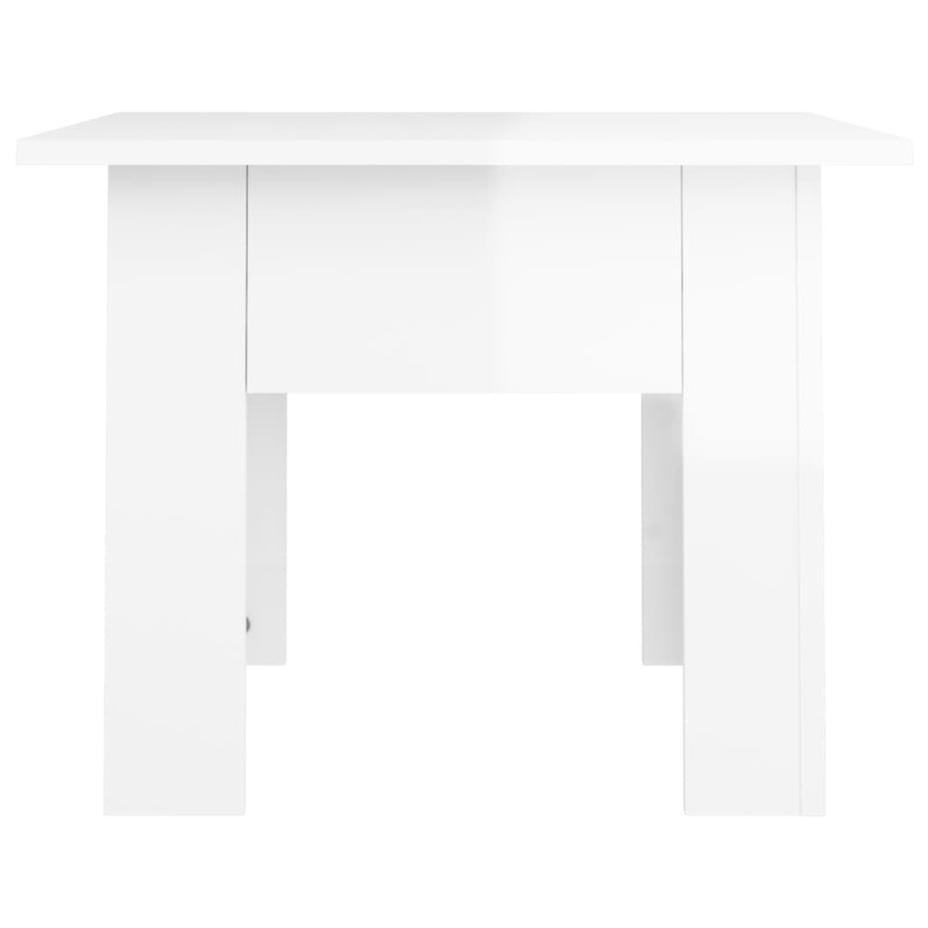 Coffee Table High gloss white Engineered wood Medium