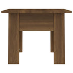 Coffee Table Brown Oak Engineered Wood Small Durable