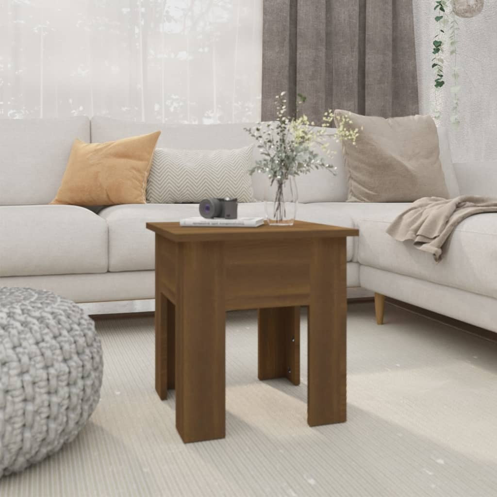 Coffee Table Brown Oak Engineered Wood Standard Durable