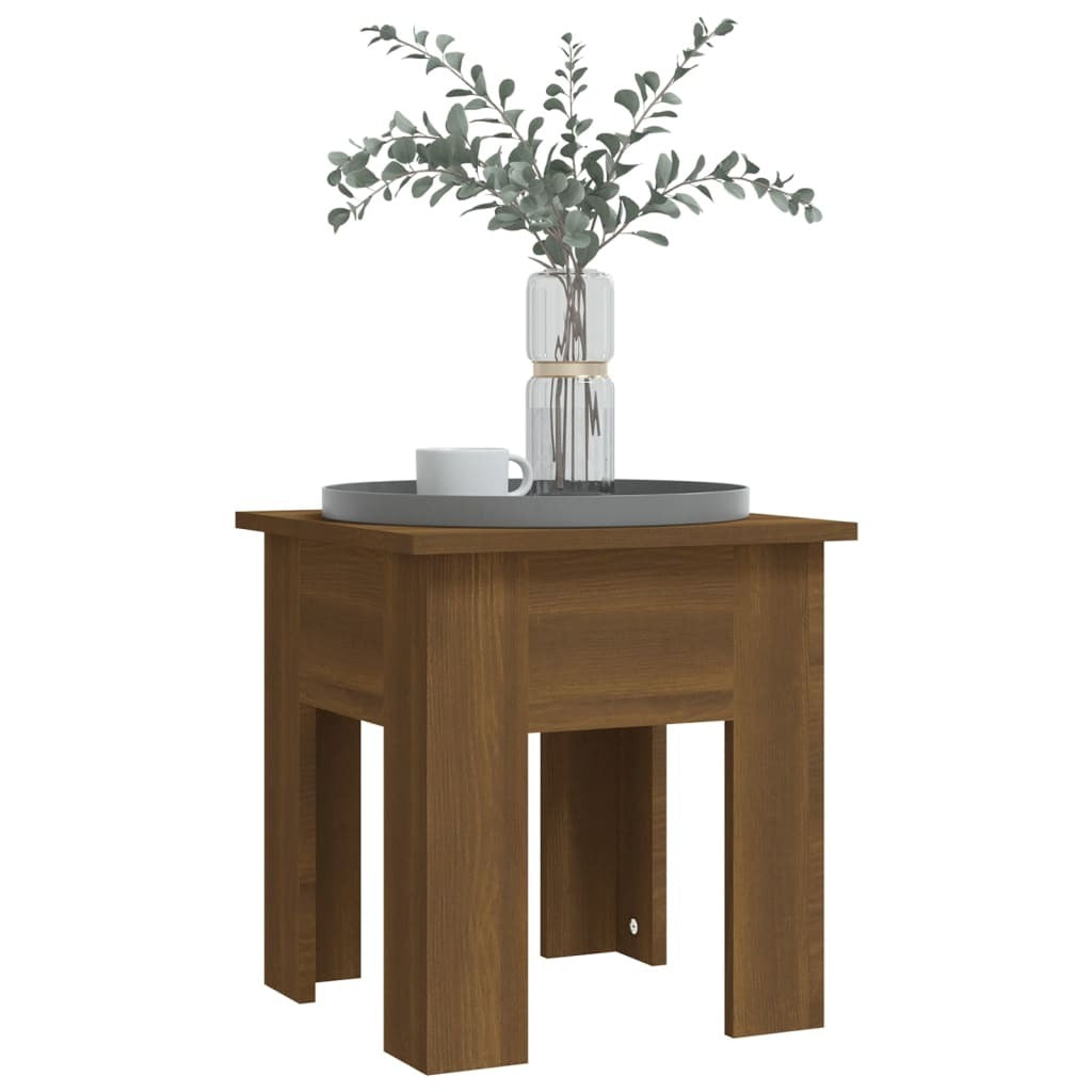 Coffee Table Brown Oak Engineered Wood Standard Durable