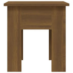 Coffee Table Brown Oak Engineered Wood Standard Durable