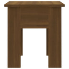 Coffee Table Brown Oak Engineered Wood Standard Durable