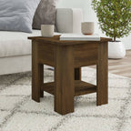 Coffee Table Brown oak Engineered wood Small Coffee Table