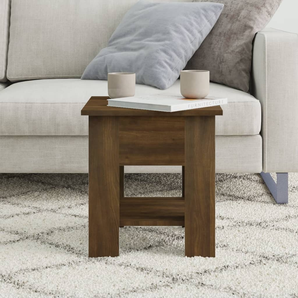 Coffee Table Brown oak Engineered wood Small Coffee Table
