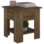 Coffee Table Brown oak Engineered wood Small Coffee Table