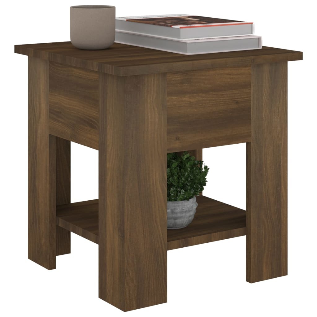 Coffee Table Brown oak Engineered wood Small Coffee Table