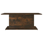 Coffee Table Smoked Oak Engineered Wood 40.2 x 21.9 x 15.7 in