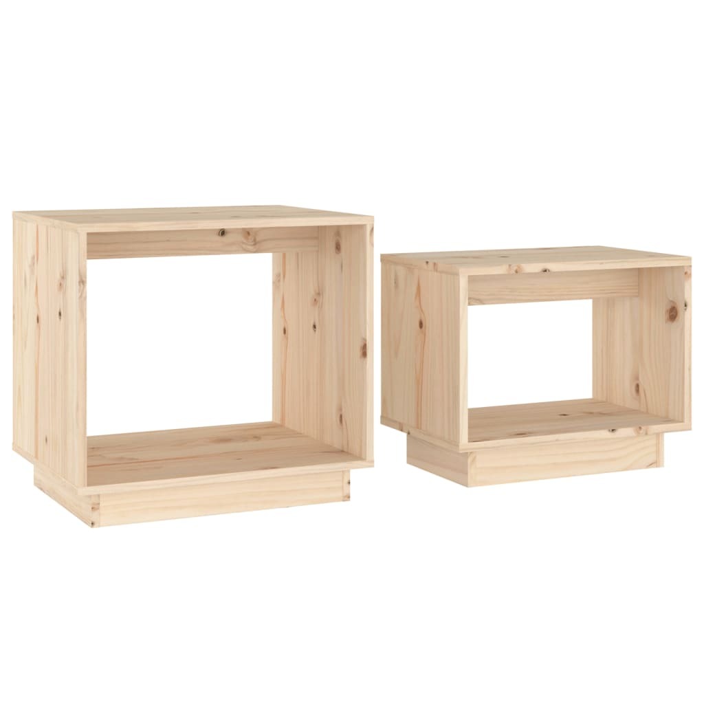 Coffee Table Natural Wood Solid pine wood (untreated) Small