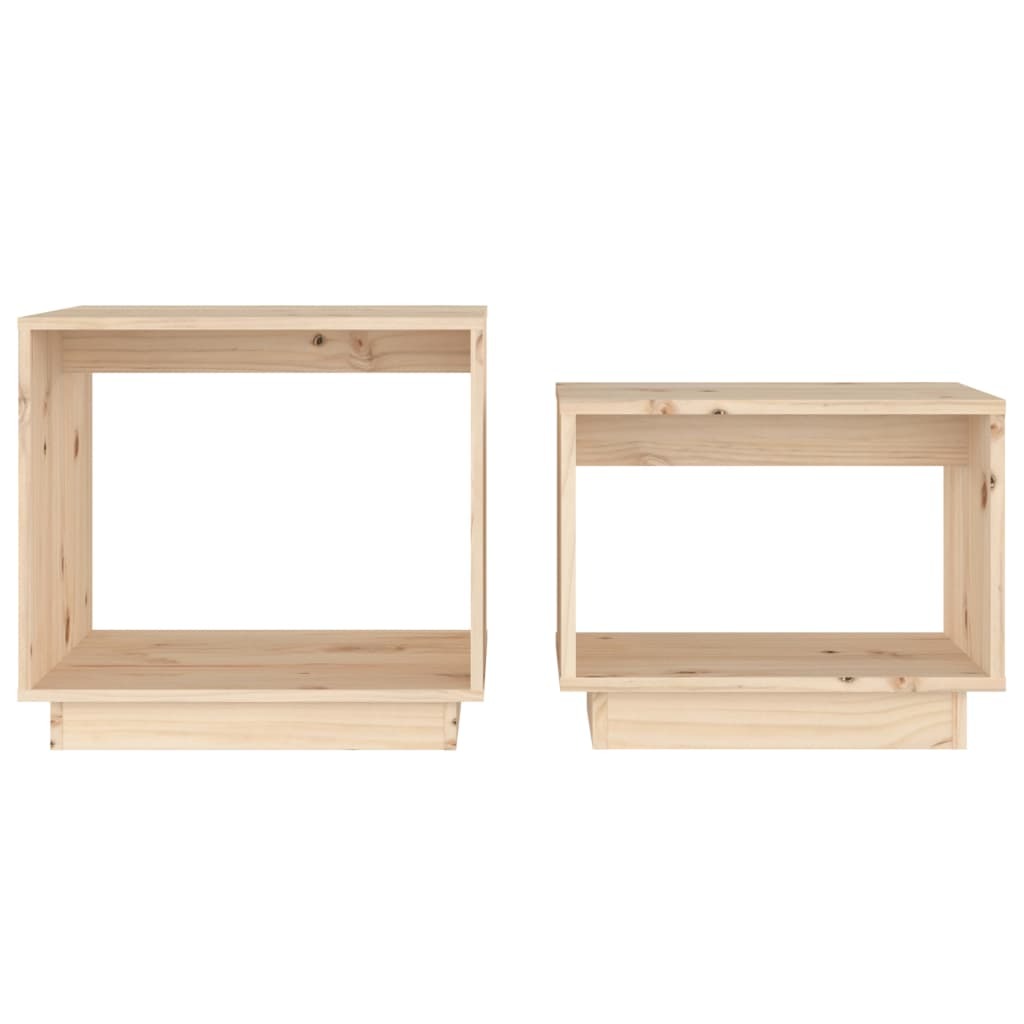 Coffee Table Natural Wood Solid pine wood (untreated) Small