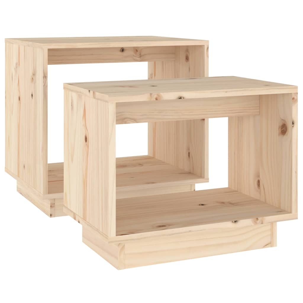 Coffee Table Natural Wood Solid pine wood (untreated) Small
