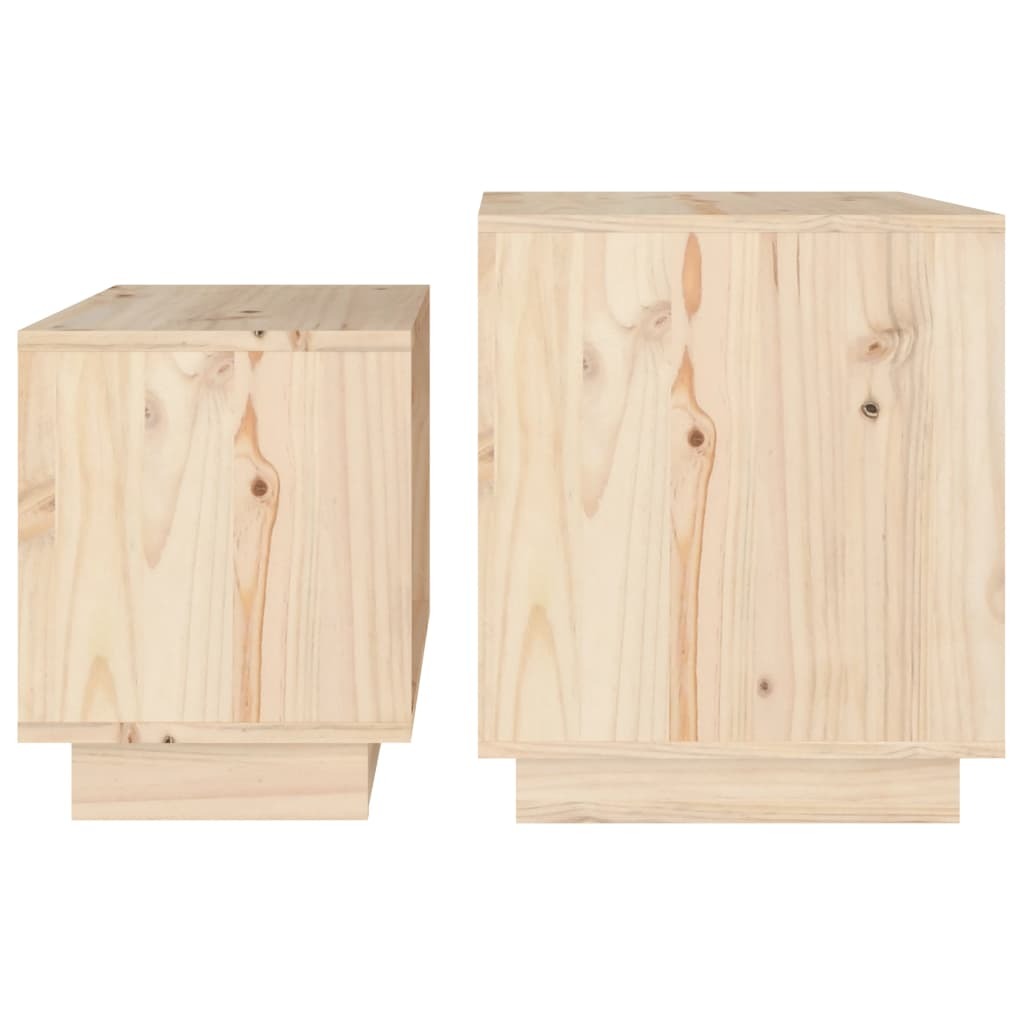 Coffee Table Natural Wood Solid pine wood (untreated) Small
