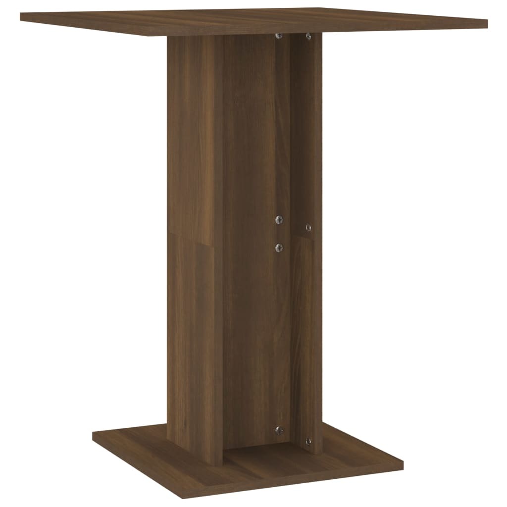 Bistro Table Brown oak Engineered wood Small Durable