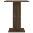 Bistro Table Brown oak Engineered wood Small Durable