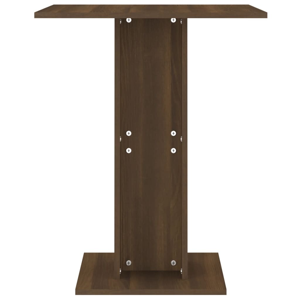 Bistro Table Brown oak Engineered wood Small Durable
