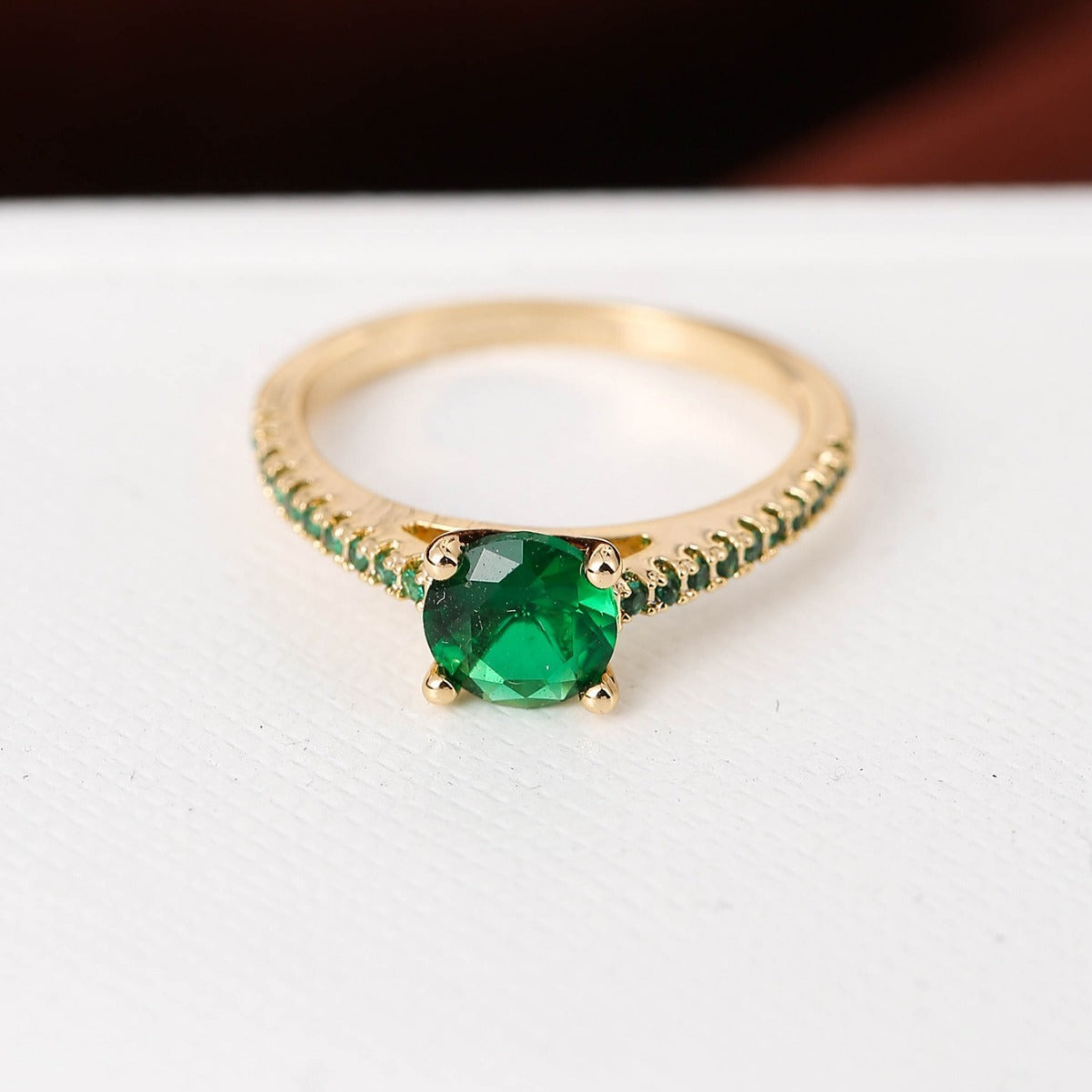 Colorful Zircon Elegant Statement Ring – Women's Fashion Jewelry