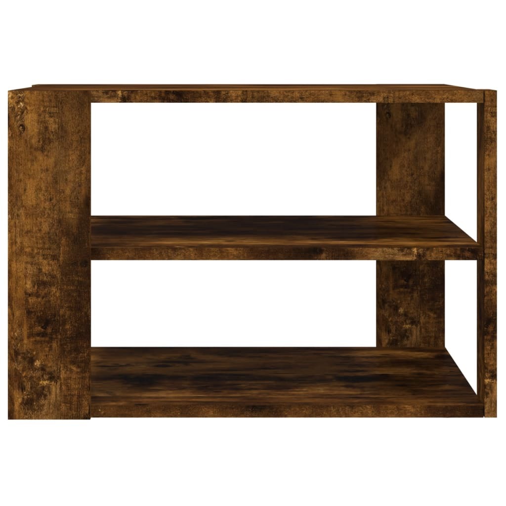 Coffee Table Smoked Oak Engineered Wood Small Coffee Table