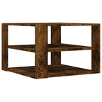 Coffee Table Smoked Oak Engineered Wood Small Coffee Table