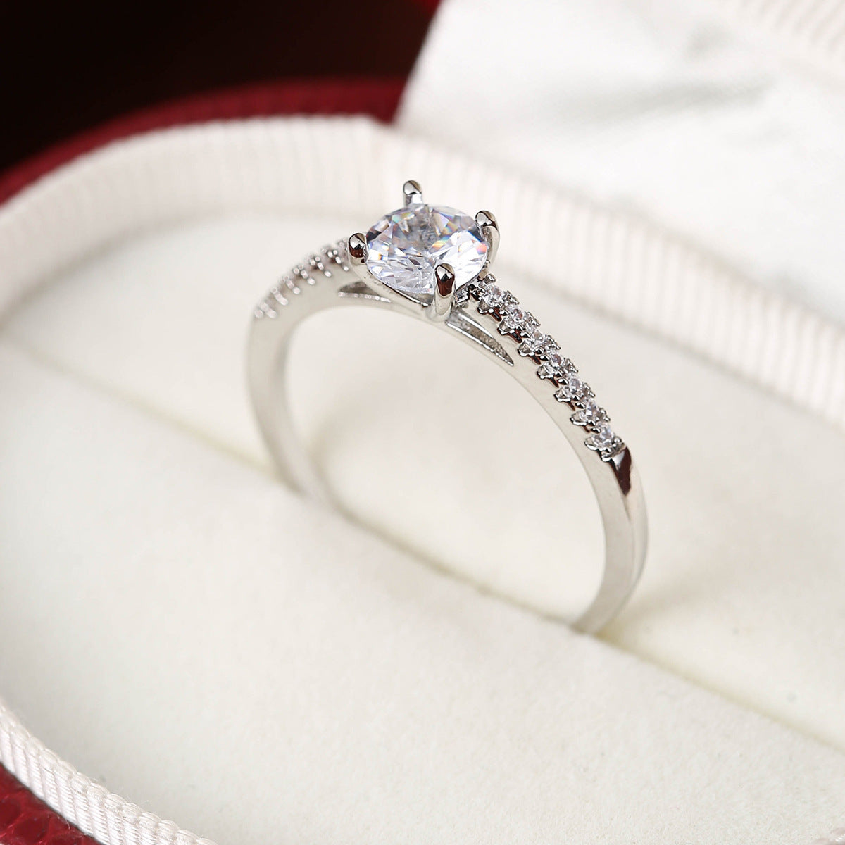 Colorful Zircon Elegant Statement Ring – Women's Fashion Jewelry