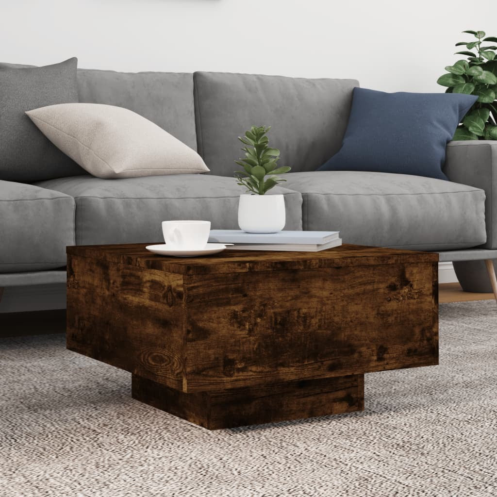 Coffee Table Smoked oak Engineered wood Low-style Durable