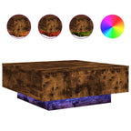 Coffee Table Smoked Oak Engineered wood Medium Coffee Table