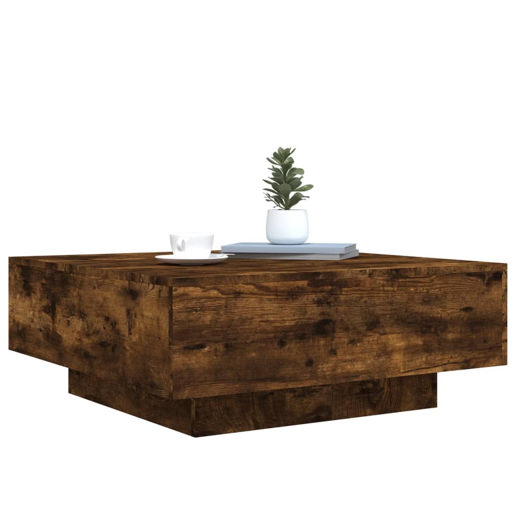 Coffee Table Smoked Oak Engineered wood Medium Coffee Table