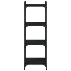 Bookcase Black Engineered wood and metal Medium Bookcase