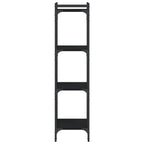 Bookcase Black Engineered wood and metal Medium Bookcase