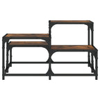 Coffee Table Smoked oak Engineered wood, metal Medium