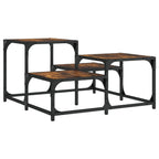 Coffee Table Smoked oak Engineered wood, metal Medium