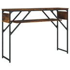 Console Table Smoked oak Engineered wood, metal