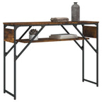 Console Table Smoked oak Engineered wood, metal